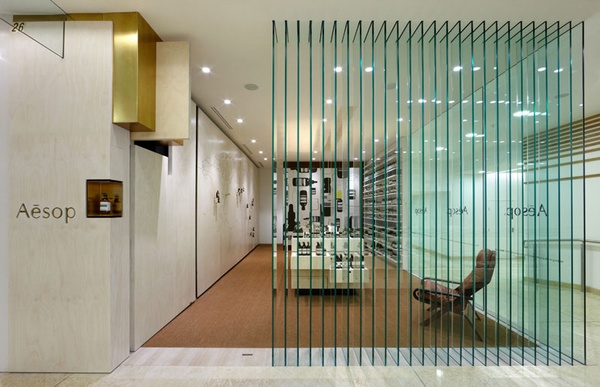 欣赏 保养品Aesop品牌店面设计欣赏 连锁店设